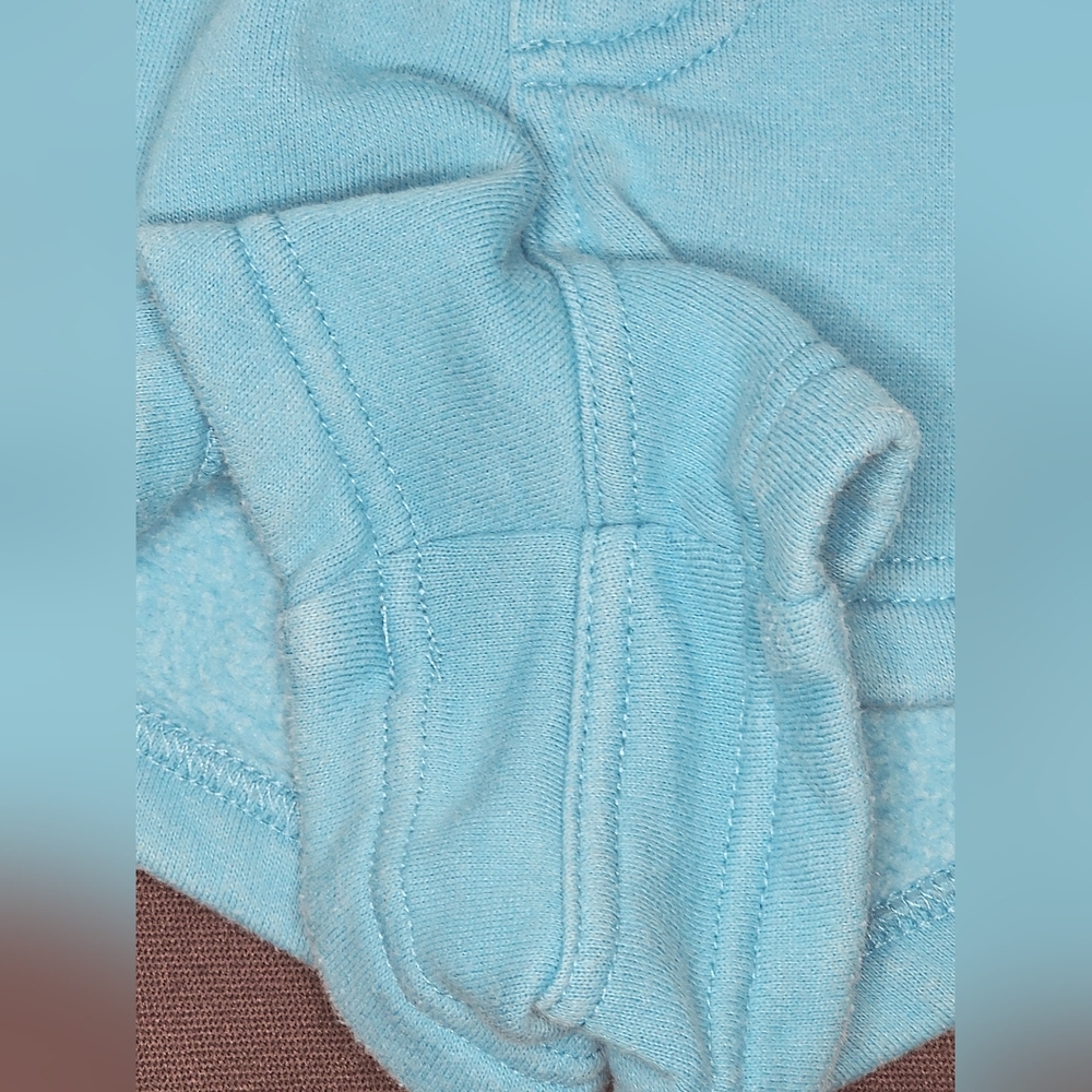 Blue Buttoned Shorts - Picture 4 of 9
